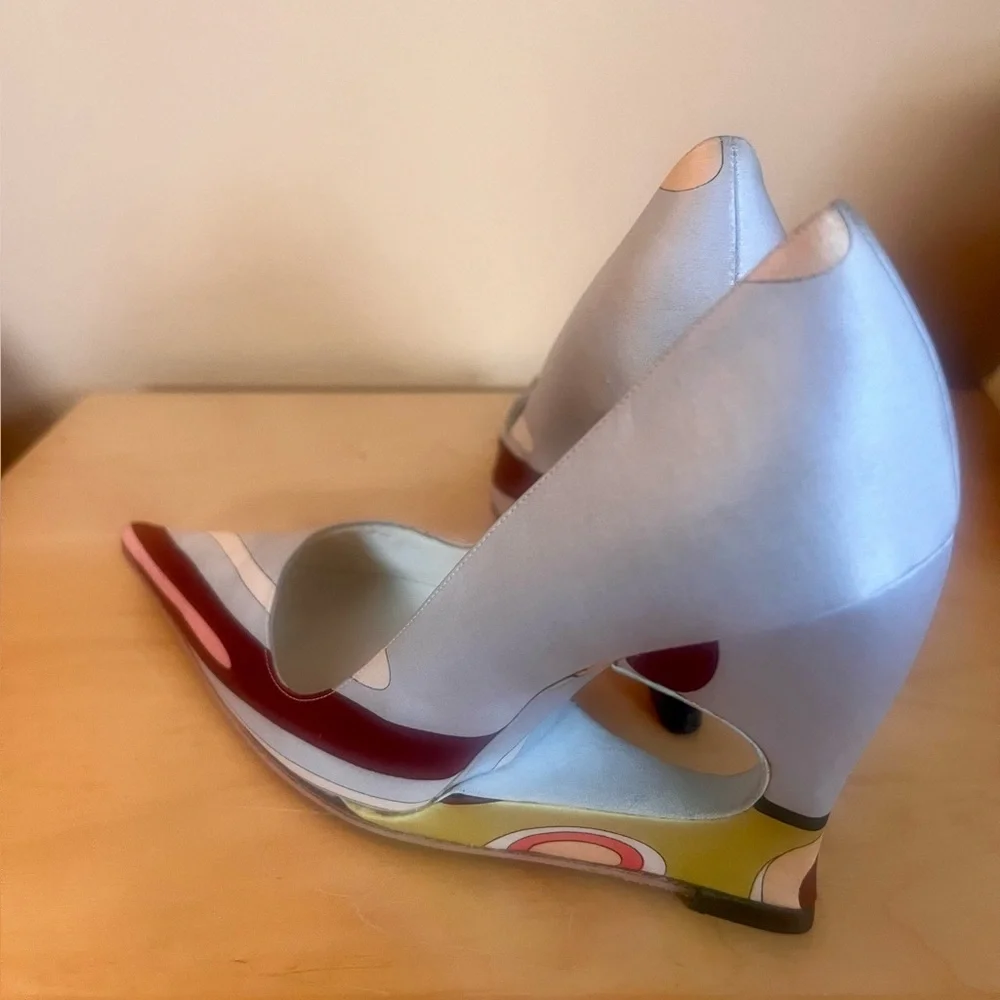 Emilio Pucci Stilettos with Cut-Out Heel - New